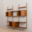 23085 three bay teak wall unit-5