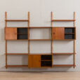 23085 three bay teak wall unit-7