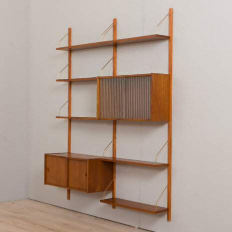 23092 twobay wallunit teak -3 23092 twobay wallunit teak -3