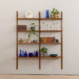 23098 two bay teak wall unit-1