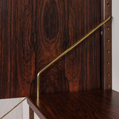 23087 Regał modułowy z drewna różanego z komodą i sekretarzykiem oraz 3 szafkami, szafka ścienna projektu Thygesen i Sorensen dla Hansen _ Guldborg, lata 1960-17 23087 Regał modułowy z drewna różanego z komodą i sekretarzykiem oraz 3 szafkami, szafka ścienna projektu Thygesen i Sorensen dla Hansen _ Guldborg, lata 1960-17