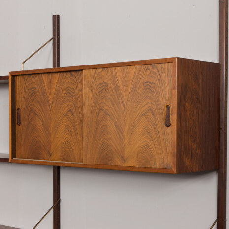 23087 Regał modułowy z drewna różanego z komodą i sekretarzykiem oraz 3 szafkami, szafka ścienna projektu Thygesen i Sorensen dla Hansen _ Guldborg, lata 1960-29 23087 Regał modułowy z drewna różanego z komodą i sekretarzykiem oraz 3 szafkami, szafka ścienna projektu Thygesen i Sorensen dla Hansen _ Guldborg, lata 1960-29