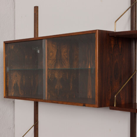 23087 Regał modułowy z drewna różanego z komodą i sekretarzykiem oraz 3 szafkami, szafka ścienna projektu Thygesen i Sorensen dla Hansen _ Guldborg, lata 1960-31 23087 Regał modułowy z drewna różanego z komodą i sekretarzykiem oraz 3 szafkami, szafka ścienna projektu Thygesen i Sorensen dla Hansen _ Guldborg, lata 1960-31