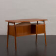 23100 Smallmid century -lady desk- in Teak Desk by Gunnar Nielsen for Tibergaard, Denmark 1960s-6