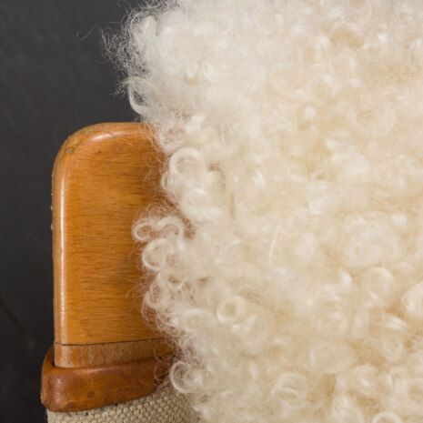 23123 Pernilla Lounge Chair in natural sheepskin by Bruno Mathsson for Dux, 1960s-10 23123 Pernilla Lounge Chair in natural sheepskin by Bruno Mathsson for Dux, 1960s-10