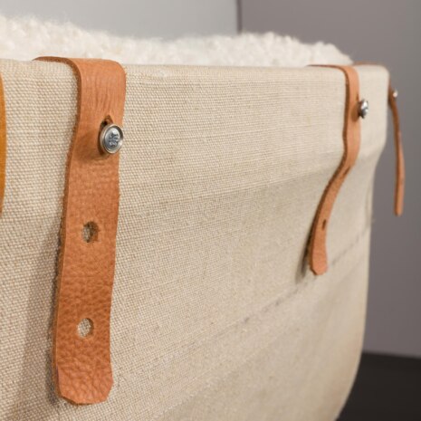 23123 Pernilla Lounge Chair in natural sheepskin by Bruno Mathsson for Dux, 1960s-12 23123 Pernilla Lounge Chair in natural sheepskin by Bruno Mathsson for Dux, 1960s-12