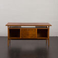 23134 6351147 Kai Kristiansen rare desk in walnut, for FM Mobler, Denmark 1960s-11