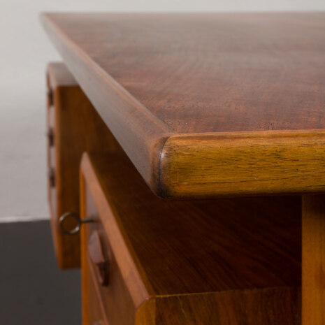 23134 6351147 Kai Kristiansen rare desk in walnut, for FM Mobler, Denmark 1960s-24 23134 6351147 Kai Kristiansen rare desk in walnut, for FM Mobler, Denmark 1960s-24