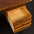 23134 6351147 Kai Kristiansen rare desk in walnut, for FM Mobler, Denmark 1960s-25