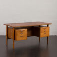 23134 6351147 Kai Kristiansen rare desk in walnut, for FM Mobler, Denmark 1960s-5