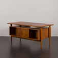 23134 6351147 Kai Kristiansen rare desk in walnut, for FM Mobler, Denmark 1960s-8