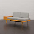 23155 Svane oak daybed by Igmar Relling, in new wool upholstery, Ekornes, Norway 1970s-11