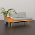 23155 Svane oak daybed by Igmar Relling, in new wool upholstery, Ekornes, Norway 1970s-7