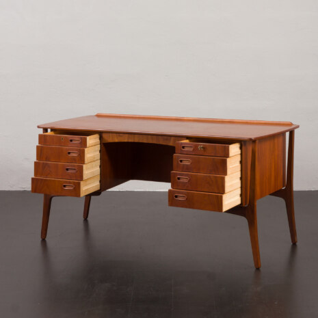 23158 Svend Aage Madsen teak desk for HP Hansen, Denmark 1960s-3 23158 Svend Aage Madsen teak desk for HP Hansen, Denmark 1960s-3