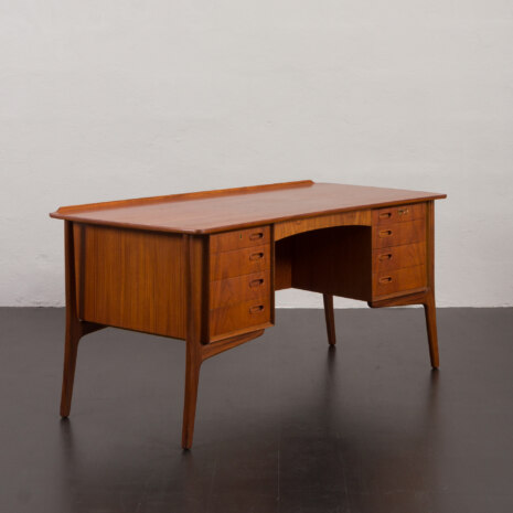 23158 Svend Aage Madsen teak desk for HP Hansen, Denmark 1960s-5 23158 Svend Aage Madsen teak desk for HP Hansen, Denmark 1960s-5