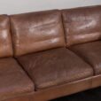 23178 Brown aniline leather sofa by Stouby, Denmark 1970s-10