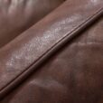23178 Brown aniline leather sofa by Stouby, Denmark 1970s-14
