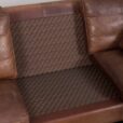 23178 Brown aniline leather sofa by Stouby, Denmark 1970s-15
