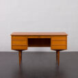 23125 Vintage Danish Teak Desk with 7 drawers-5