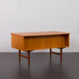 23125 Vintage Danish Teak Desk with 7 drawers-8