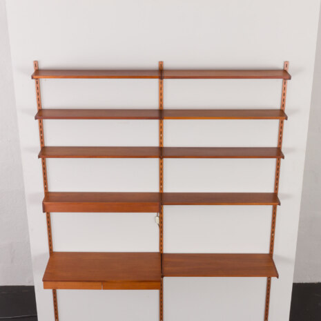 23129 Kai kristiansen teak twobay szafka wisząca z biurkiem-15 23129 Kai kristiansen teak twobay szafka wisząca z biurkiem-15