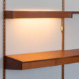 23129 Kai kristiansen teak twobay wallunit with desk-8