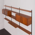 23130 kao kristiansen threebay teak wallunit with deskshelf-11