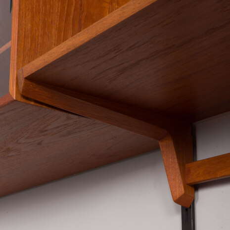 23130 kao kristiansen threebay teak wallunit with deskshelf-14 23130 kao kristiansen threebay teak wallunit with deskshelf-14