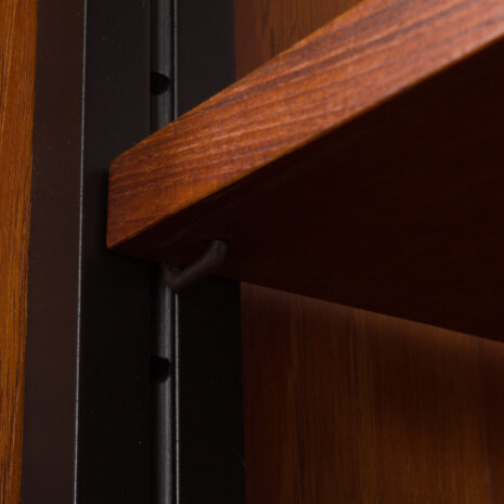 23146 Finnish teak freestanding twobay wallunit by akso-13 23146 Finnish teak freestanding twobay wallunit by akso-13