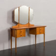 23149 Scandinavian teak dressing table w. adjustable mirrors _ 4 drawers, Norway, 1960s-4