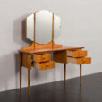 23149 Scandinavian teak dressing table w. adjustable mirrors _ 4 drawers, Norway, 1960s-5