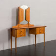 23149 Scandinavian teak dressing table w. adjustable mirrors _ 4 drawers, Norway, 1960s-6