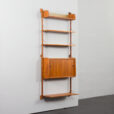 23171 Scandinavian modern shelving system Ergo in teak by J. Texmon, Norway, 1960s.-3