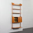 23171 Scandinavian modern shelving system Ergo in teak by J. Texmon, Norway, 1960s.-4