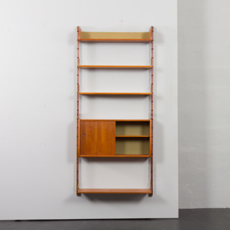 23171 Scandinavian modern shelving system Ergo in teak by J. Texmon, Norway, 1960s.-6 23171 Scandinavian modern shelving system Ergo in teak by J. Texmon, Norway, 1960s.-6