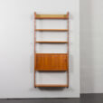 23171 Scandinavian modern shelving system Ergo in teak by J. Texmon, Norway, 1960s.-8