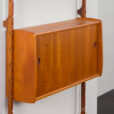 23171 Scandinavian modern shelving system Ergo in teak by J. Texmon, Norway, 1960s.-9