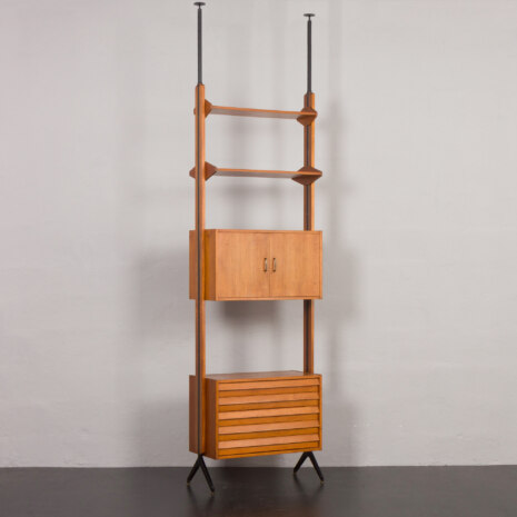 23197 Włoski wolnostojący dzielnik pokoju z połowy wieku w stylu Franco Albini, lata 1960-2 23197 Włoski wolnostojący dzielnik pokoju z połowy wieku w stylu Franco Albini, lata 1960-2