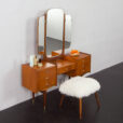 23204 teak dressing table with adjustable mirrors-1