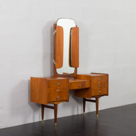23204 teak dressing table with adjustable mirrors-13 23204 teak dressing table with adjustable mirrors-13