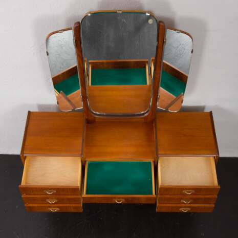 23204 teak dressing table with adjustable mirrors-14 23204 teak dressing table with adjustable mirrors-14