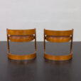 23207 Set of 2 rare Italian mid century stools by Willy Rizzo for Mario Sabot, 1970s-5