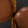 23207 Set of 2 rare Italian mid century stools by Willy Rizzo for Mario Sabot, 1970s-8