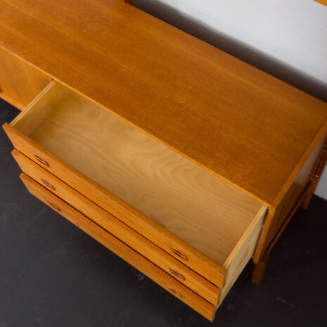 23214 Sven Andersen freestanding two bay teak wall unit-10 23214 Sven Andersen freestanding two bay teak wall unit-10