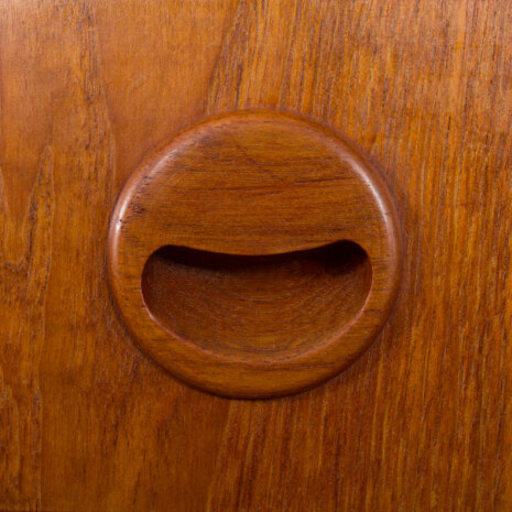 23228 Curved front dresser, chest of drawers by Kai Kristiansen, Denmark, 1960s-10 23228 Curved front dresser, chest of drawers by Kai Kristiansen, Denmark, 1960s-10