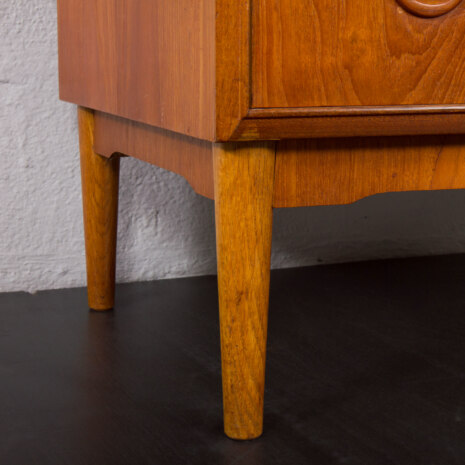 23228 Curved front dresser, chest of drawers by Kai Kristiansen, Denmark, 1960s-14 23228 Curved front dresser, chest of drawers by Kai Kristiansen, Denmark, 1960s-14