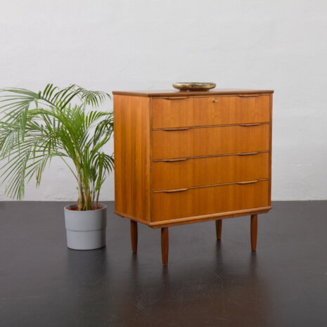 23231 teak chest with 4 drawers-1