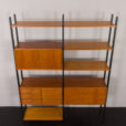 23235 italian- Teak- Freestanding Twobay wallunit with something pretending secretary-10