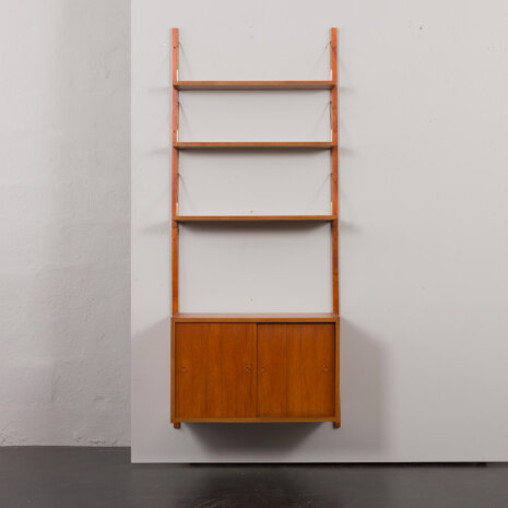 23242 one bay teak wall unit-8 23242 one bay teak wall unit-8