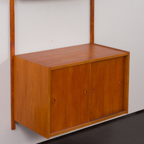 23242 one bay teak wall unit-9 23242 one bay teak wall unit-9